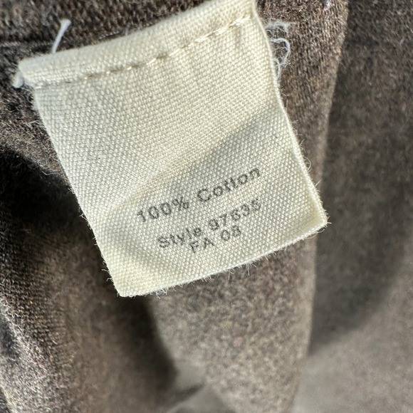 J Crew Mens Heathered Brown 1/2 Zip Mock Collar Pullover Sweater XL Large - Picture 5 of 6